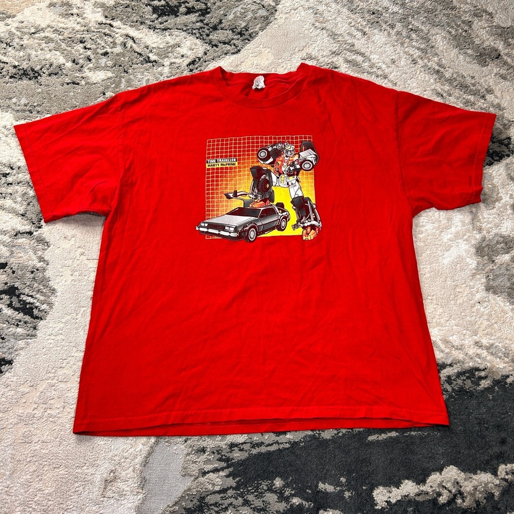 Alstyle Apparel & Activewear Time Traveller Marty McPrime Car Sz 2XL Y2K‎ Promo